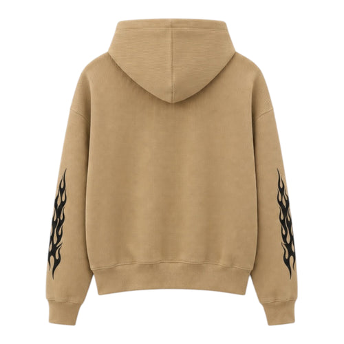 Waffle Zipup Hoodie