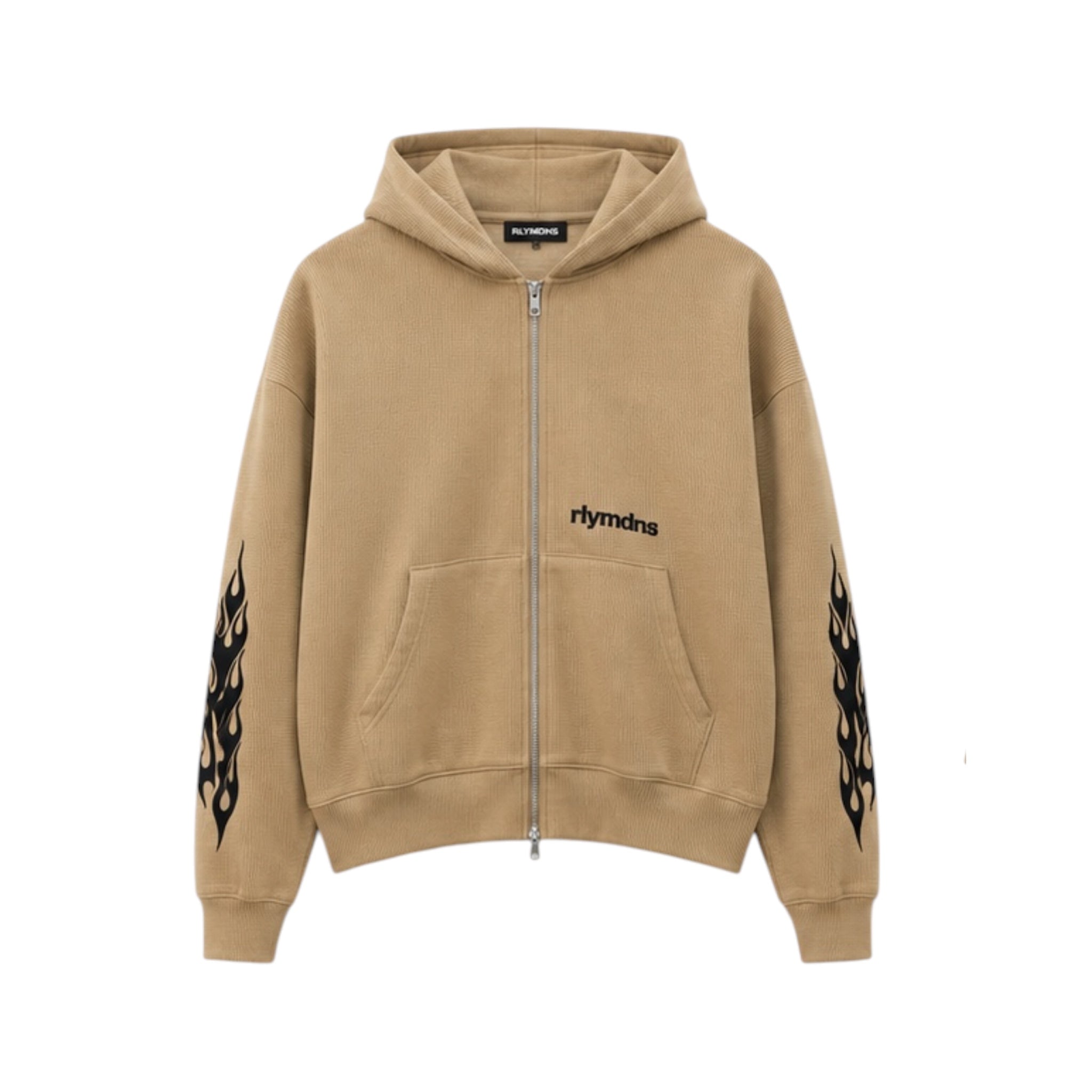 Waffle Zipup Hoodie